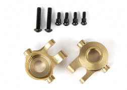 Traxxas 9737 Steering blocks, brass (7 grams)