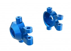 Traxxas 9737-BLUE Steering blocks, 6061-T6 aluminum (blue-anodized)