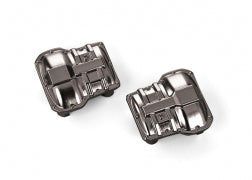 Traxxas 9738-BLKCR Axle cover, front or rear (black chrome)