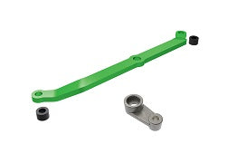Traxxas 9748-GRN Steering link, 6061-T6 aluminum (green-anodized)/ servo horn, metal