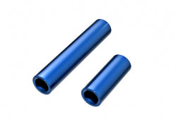 Traxxas 9752-BLUE Driveshafts, center, female, 6061-T6 aluminum (blue-anodized) (front & rear)