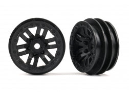 Traxxas 9768 1.0" Black Wheels (2)