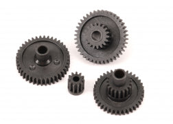 Traxxas 9776 Gear set, transmission, high range (trail) (16.6:1 reduction ratio)/ pinion gear, 11-tooth