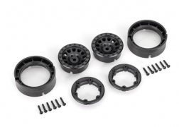 Traxxas 9781 Wheels, 1.0', Method Race WheelsÂ® 105 Beadlock (black)