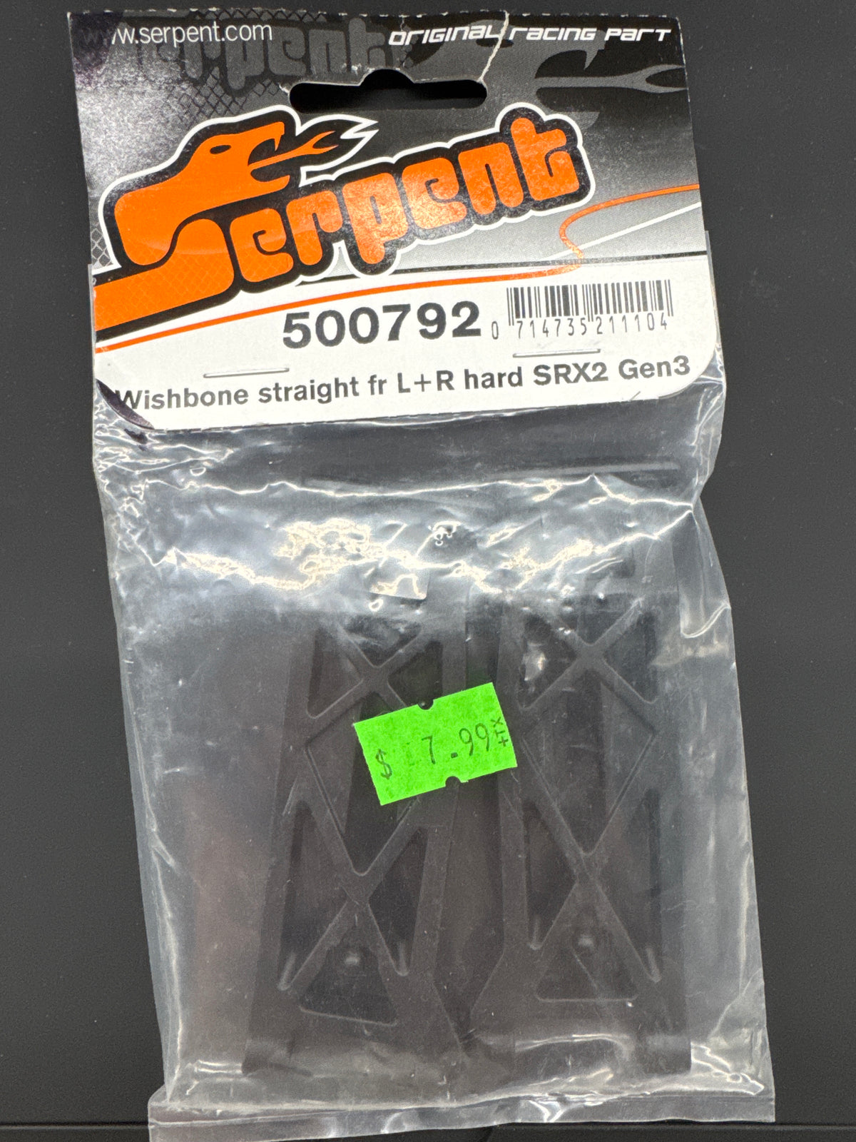 Serpent 500792 Wishbone straight fr L+R hard SRX2 Gen3