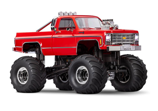 Traxxas 98064-1-RED TRX-4MT Chevrolet K10 Monster Truck Red