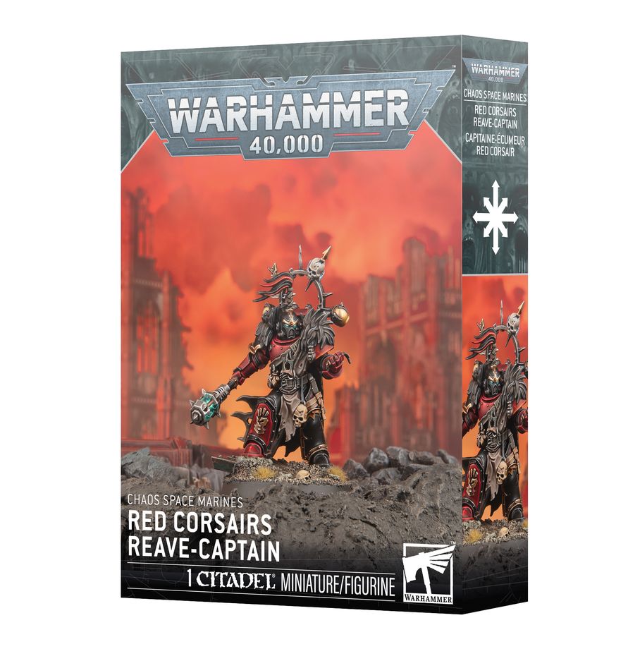 Citadel 43-111 Chaos Space Marines: Red Corsairs Reave-Captain