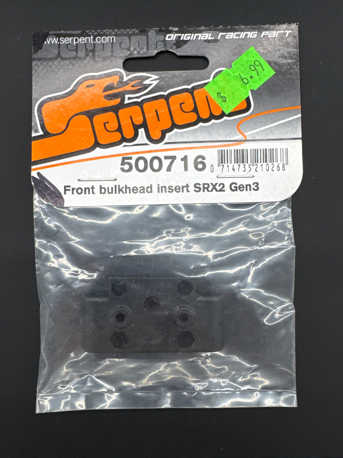 Serpent 500716 Front bulkhead insert SRX2 Gen3