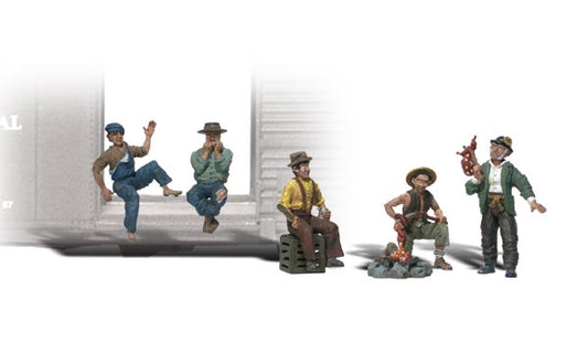 Woodland Scenics A2138 2138 Hobos - N Scale