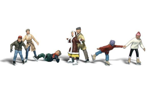 Woodland Scenics A2184 Ice Skaters - N scale
