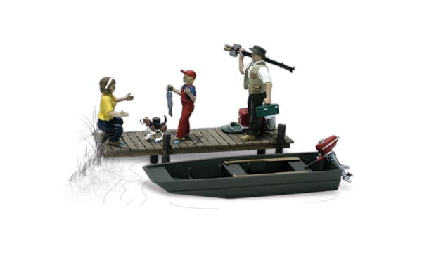 Woodland Scenics A2203 Family Fishing - N Scale