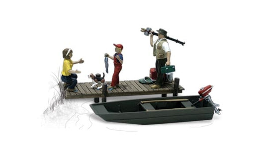 Woodland Scenics A2203 Family Fishing - N Scale