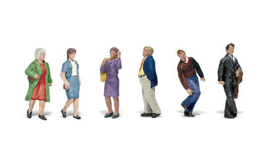 Woodland Scenics A2210 People Walking - N scale