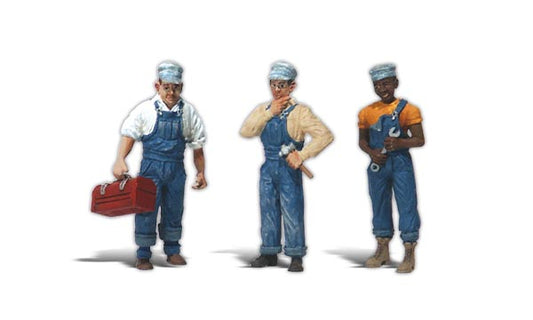 Woodland Scenics A2549 Three Train Mechanics - G scale