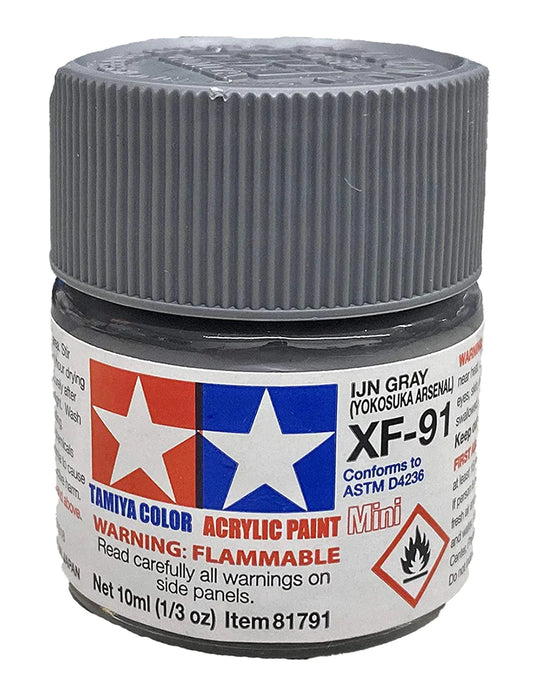 Tamiya 81791 MXF-91 IJN Gray Acrylic Paint (10mm)