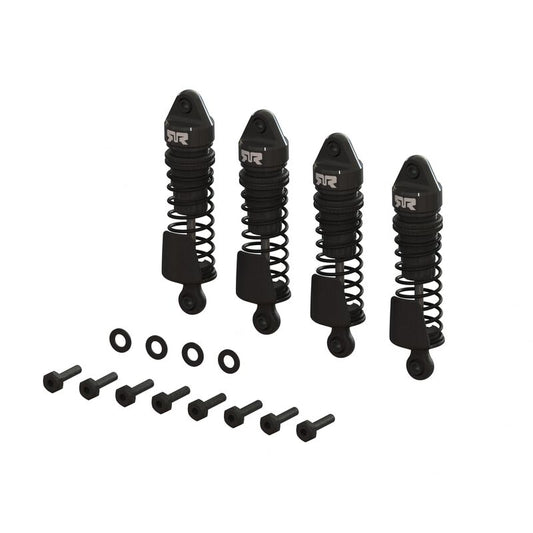 ARRMA 1567 Aluminum Shock Set, 58mm Length, 1000 cSt Oil (Black) (4pcs) - GROM