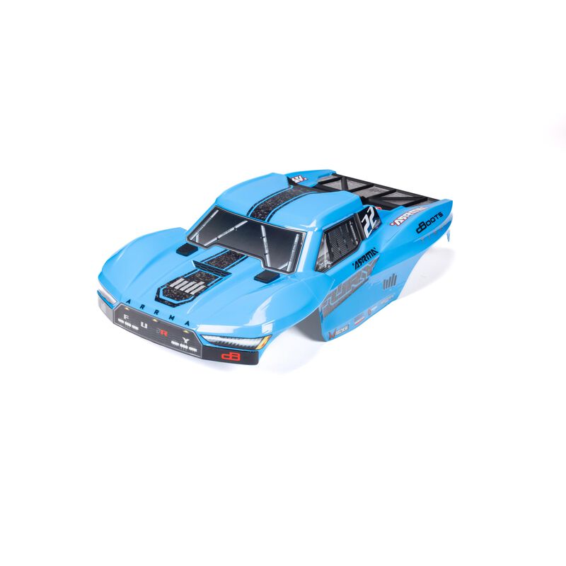 ARRMA 1583 FURY Painted Decaled Trimmed Body Set (Blue)