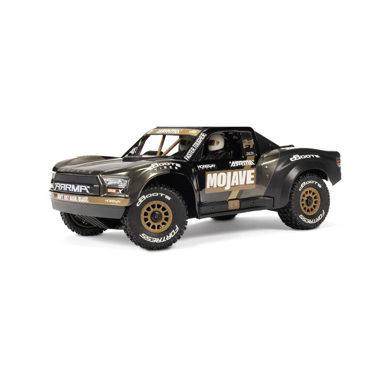 ARRMA 2304T1 MOJAVE GROM 223S BLX Brushless 4X4 Small Scale Desert Truck RTR with DSC, Black