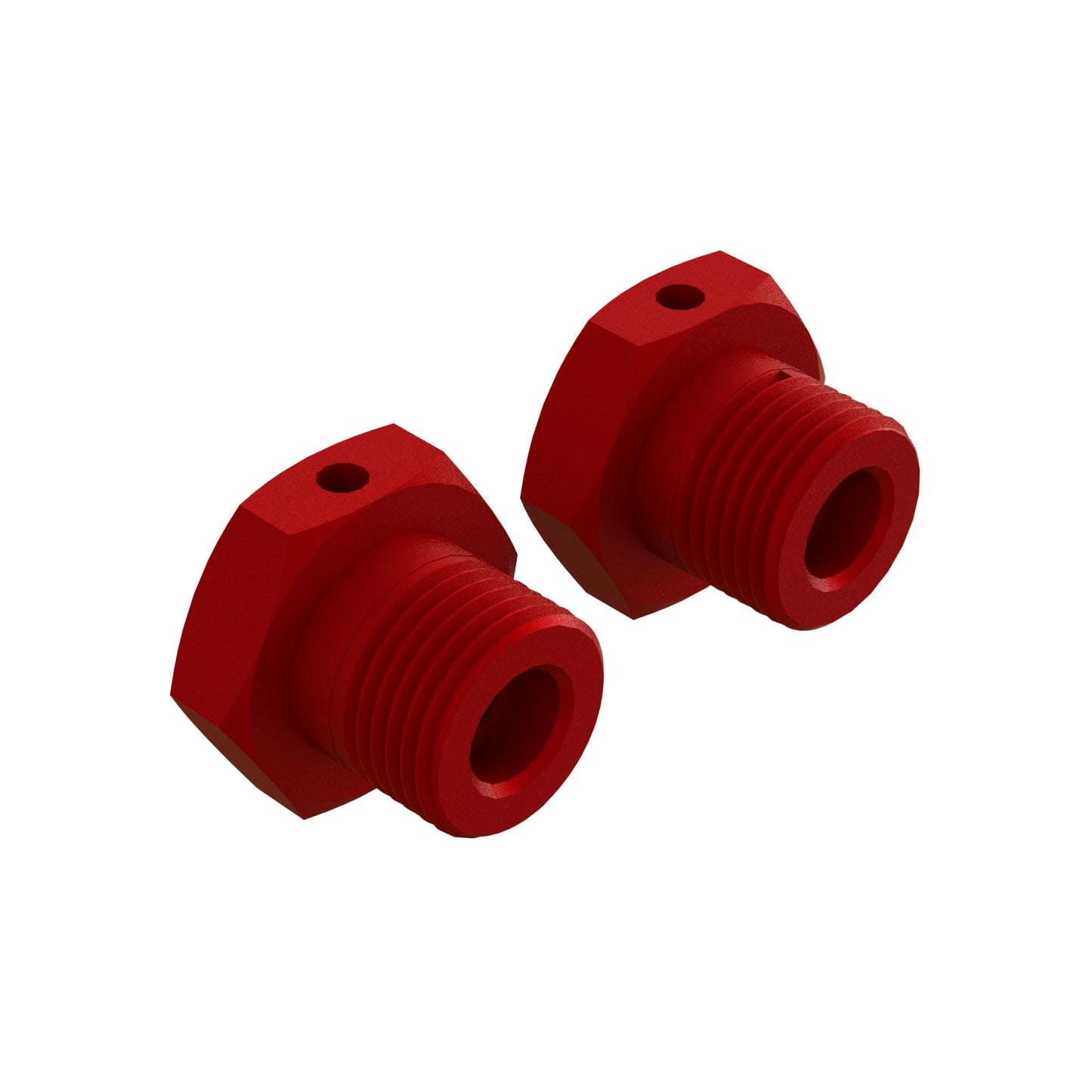 ARRMA 310904 17mm Aluminum Wheel Hex (Red) (2)