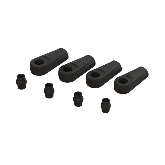 ARRMA 320501 6S BLX Center Brace Ball Cups & Balls (4)