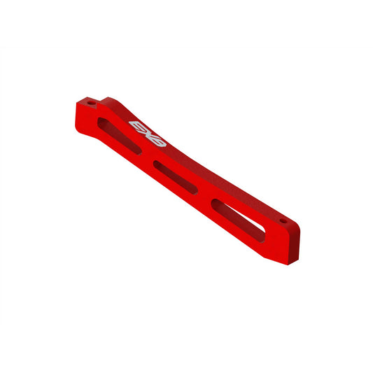 ARRMA 320564 Kraton EXB Aluminum Front Center Chassis Brace (Red)