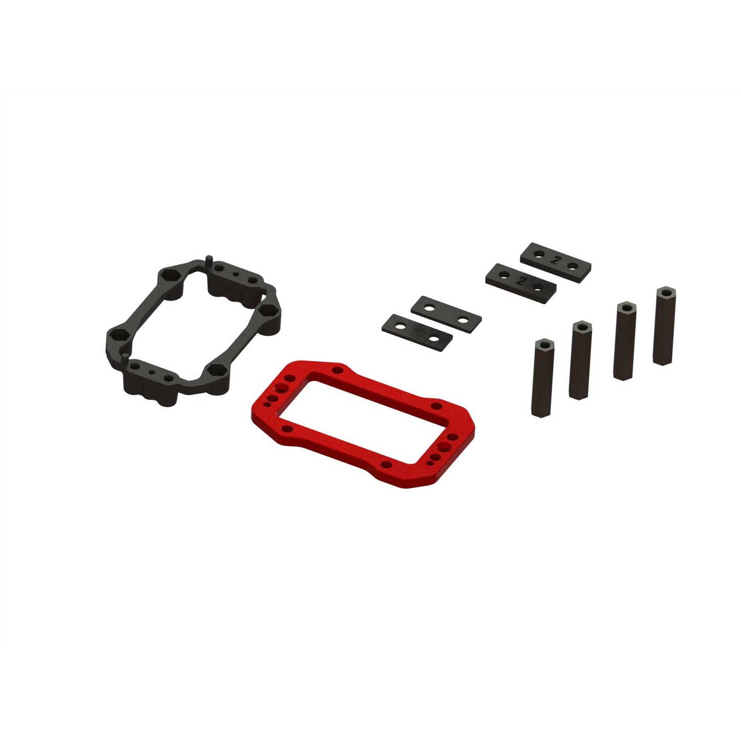 ARRMA 320574 Kraton EXB Aluminum Servo Mount (Red)