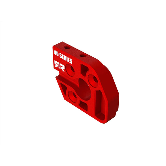 ARRMA 320603 Aluminum 49 Series Motor Plate (Red)
