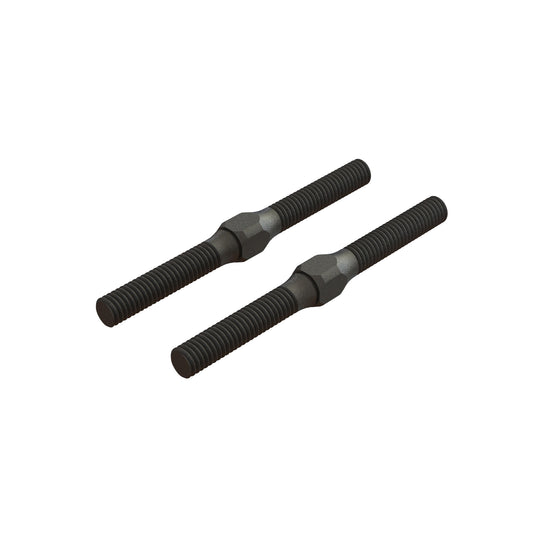 ARRMA 330542 Steel Turnbuckle M4x48mm Black (2)