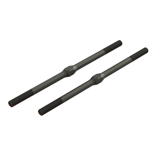 ARRMA 330717 Steel Turnbuckle M4x95mm Black (2)