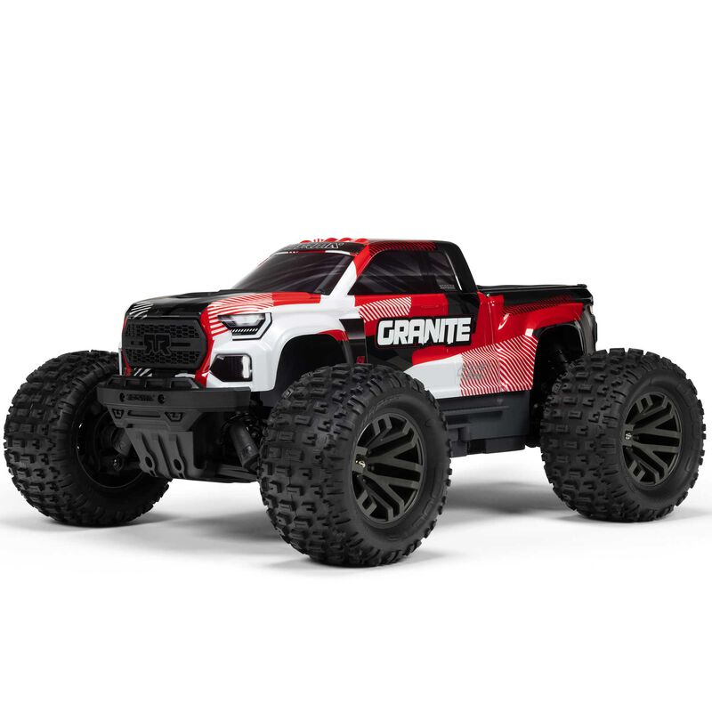 ARRMA 4302V4T2 1/10 GRANITE 4X4 223S BLX Monster Truck RTR w/ DSC, RED