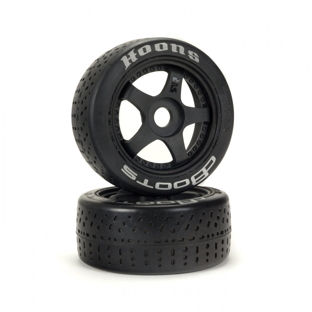 ARRMA 550070 DBoots Hoons 42/100 2.9 Belted 5-Spoke Pre-mounted Tires (2) (Silver)