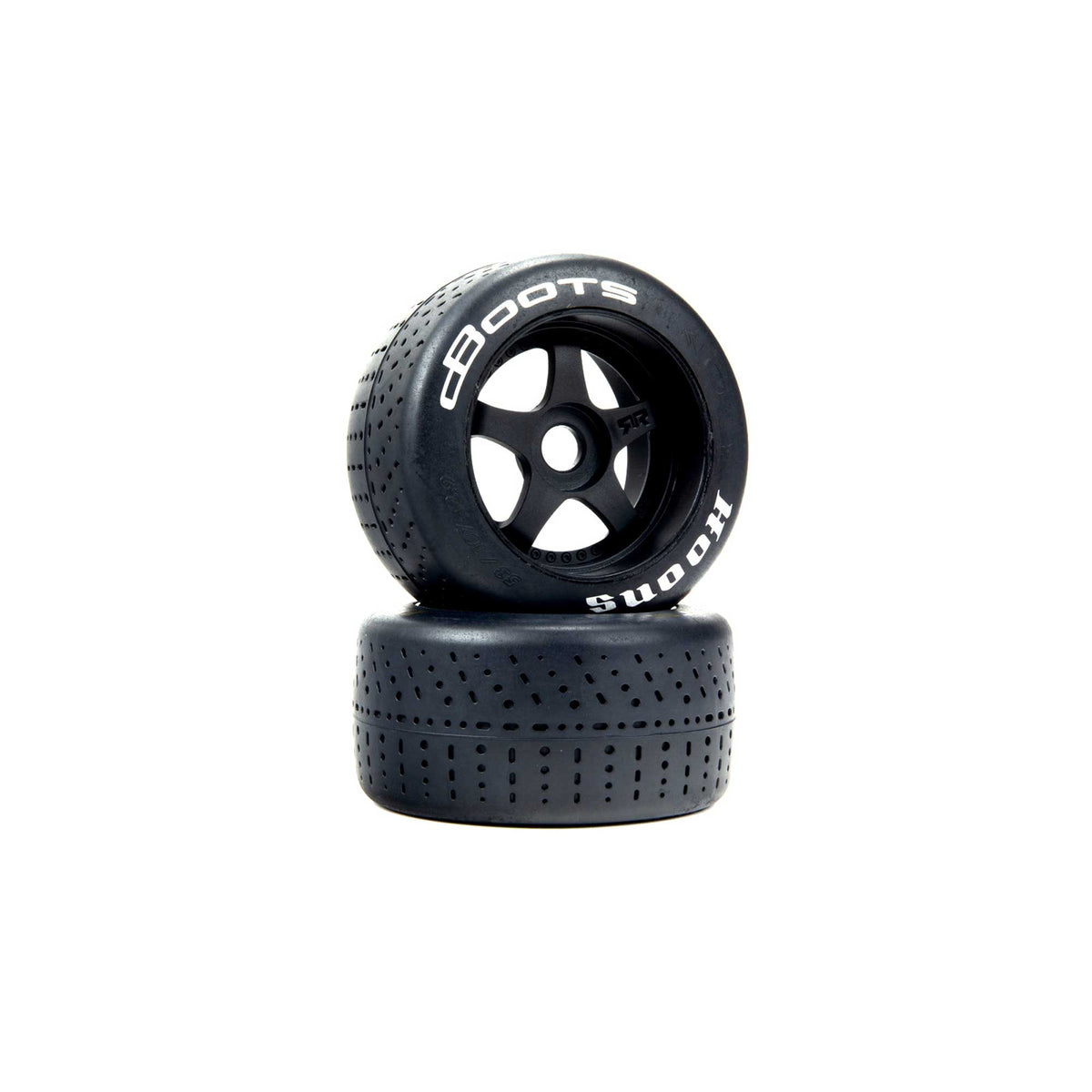 ARRMA 550073 DBoots Hoons 53/107 2.9 Belted 5-Spoke Pre-mounted Tires (2) (White)