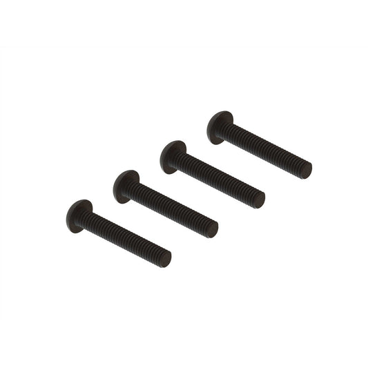 ARRMA 721424 Button Head Screw, M4x24mm (4)