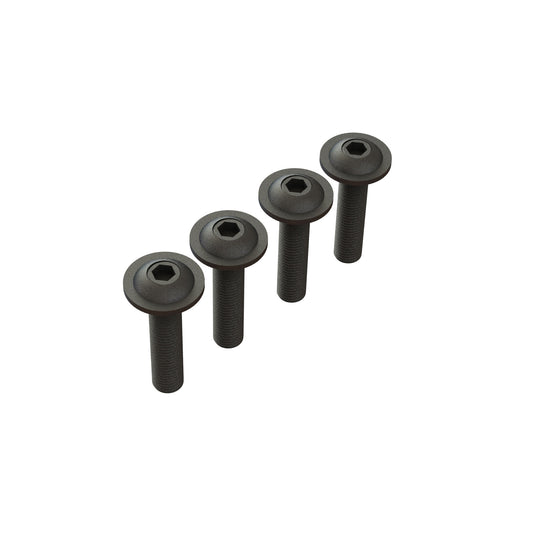 ARRMA 727412 Button Head Screw Flanged M4x18mm (4)