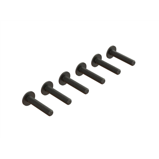 ARRMA 727420 Flanged Button Head Screw M4x20mm (6)