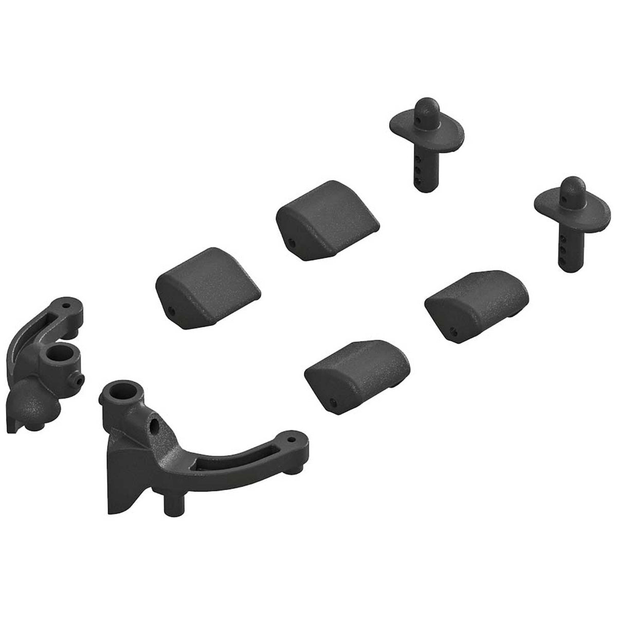 ARRMA 320458 Typhon 3S BLX Front Body Mount Set