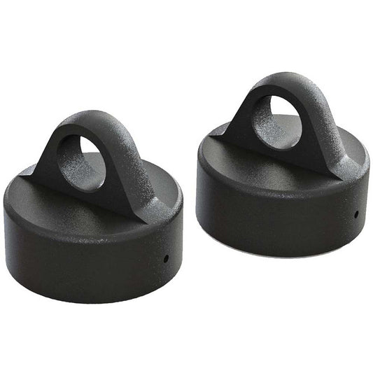 ARRMA 330491 BLX Roller Shock Cap Aluminum (Black) (2)
