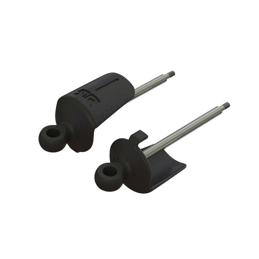 ARRMA 330527 4S BLX Shock Shafts w/Spring Perch (2)