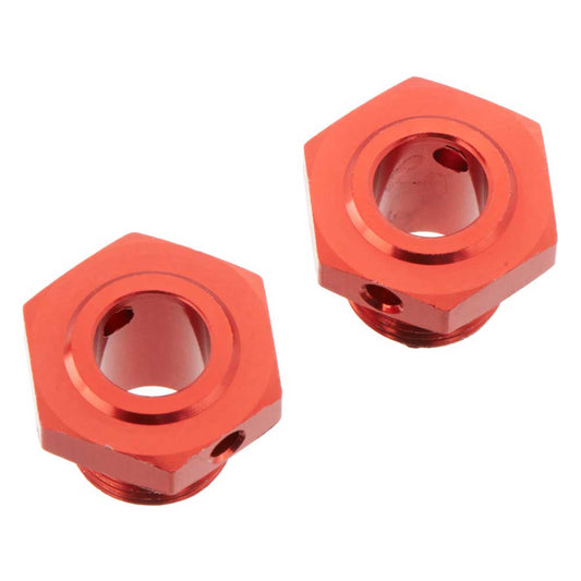 ARRMA 310447 13.6mm Aluminum Wheel Hex (Red) (2)