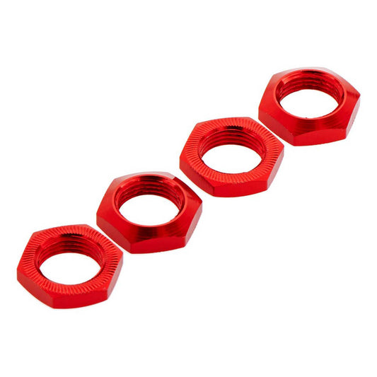 ARRMA 330360 17mm Aluminium Wheel Nut (Red) (4)