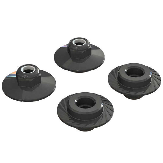 ARRMA 708007 5x8mm Flanged Lock Wheel Nut (4)