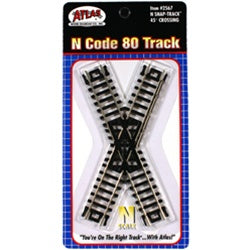 Atlas 2567 N Code 80 Track 45 Degree Crossing