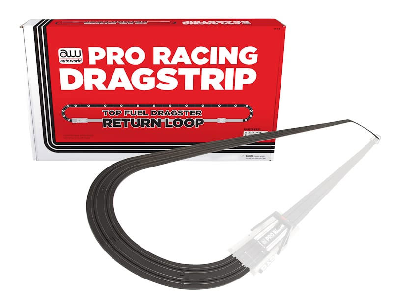 Auto World RS230 Pro Racing Drag Strip Return Track Ext Kit