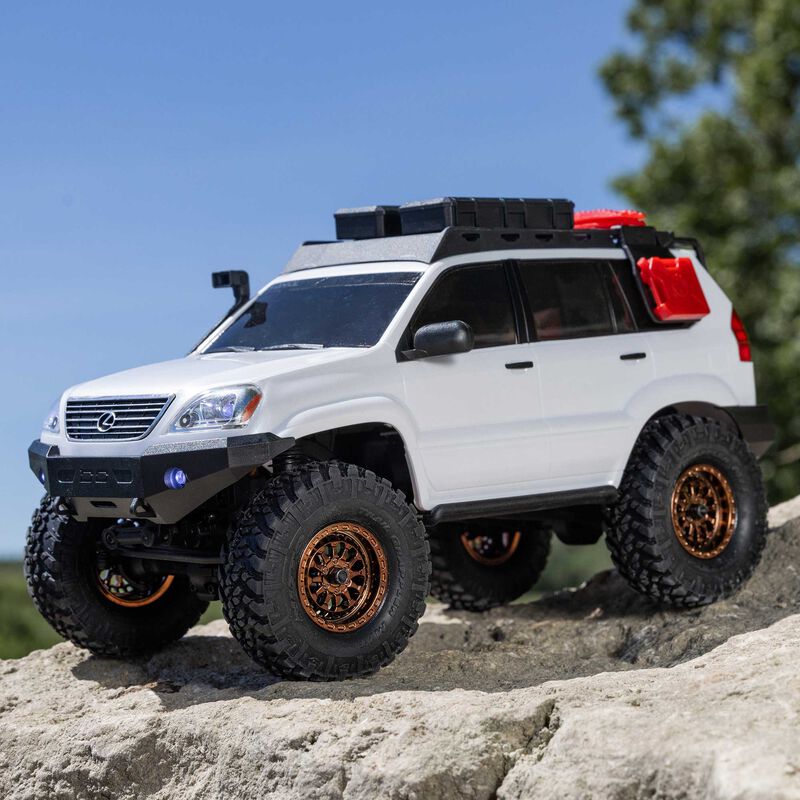 Axial 1532T1 SCX24 Lexus GX470: 1/24 4WD RTR, White