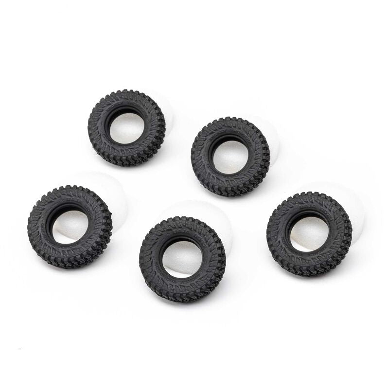Axial 3302 Tires & Foam (5), M/T Baja Boss: SCX30