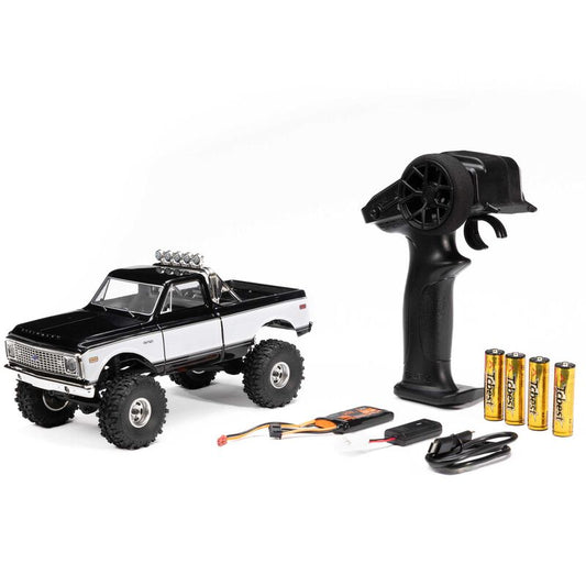 Axial 3408T1 1/24 SCX24 1971 Chevrolet C10 4WD Truck RTR, Black