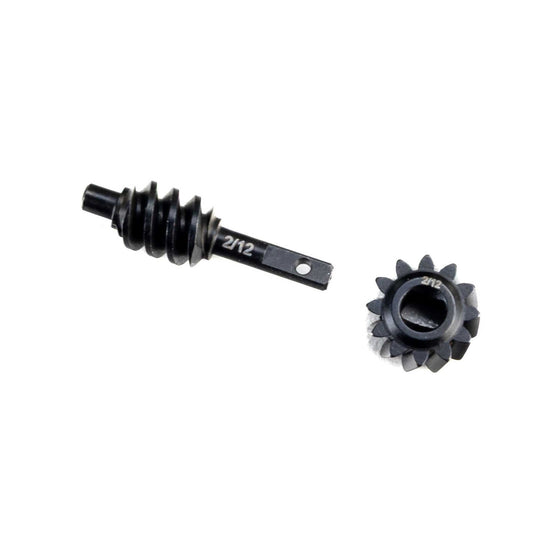Axial 4279 Steel Ring/Pinion Worm Gear, 2/12T, Axle: SCX30
