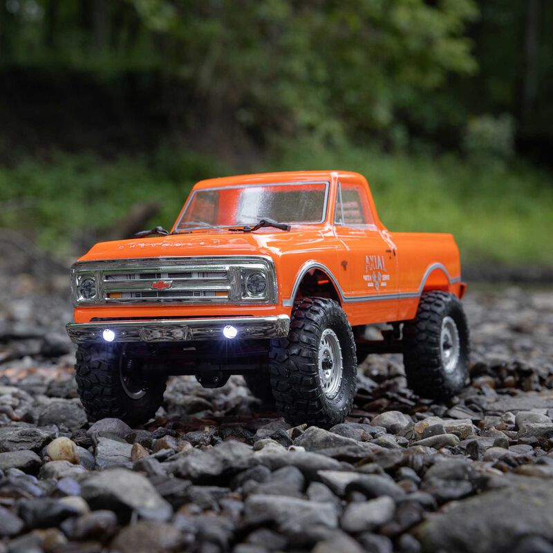 Axial 00001V2T3 1/24 SCX24 1967 Chevrolet C10 4WD Truck RTR, Orange