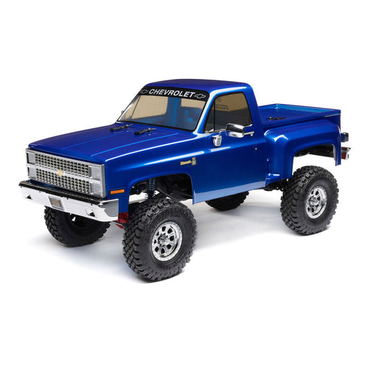 Axial 03030T1 SCX10 III 1982 Chevy K10 "Base Camp" RTR 4WD Rock Crawler (Blue) w/2.4GHz Radio