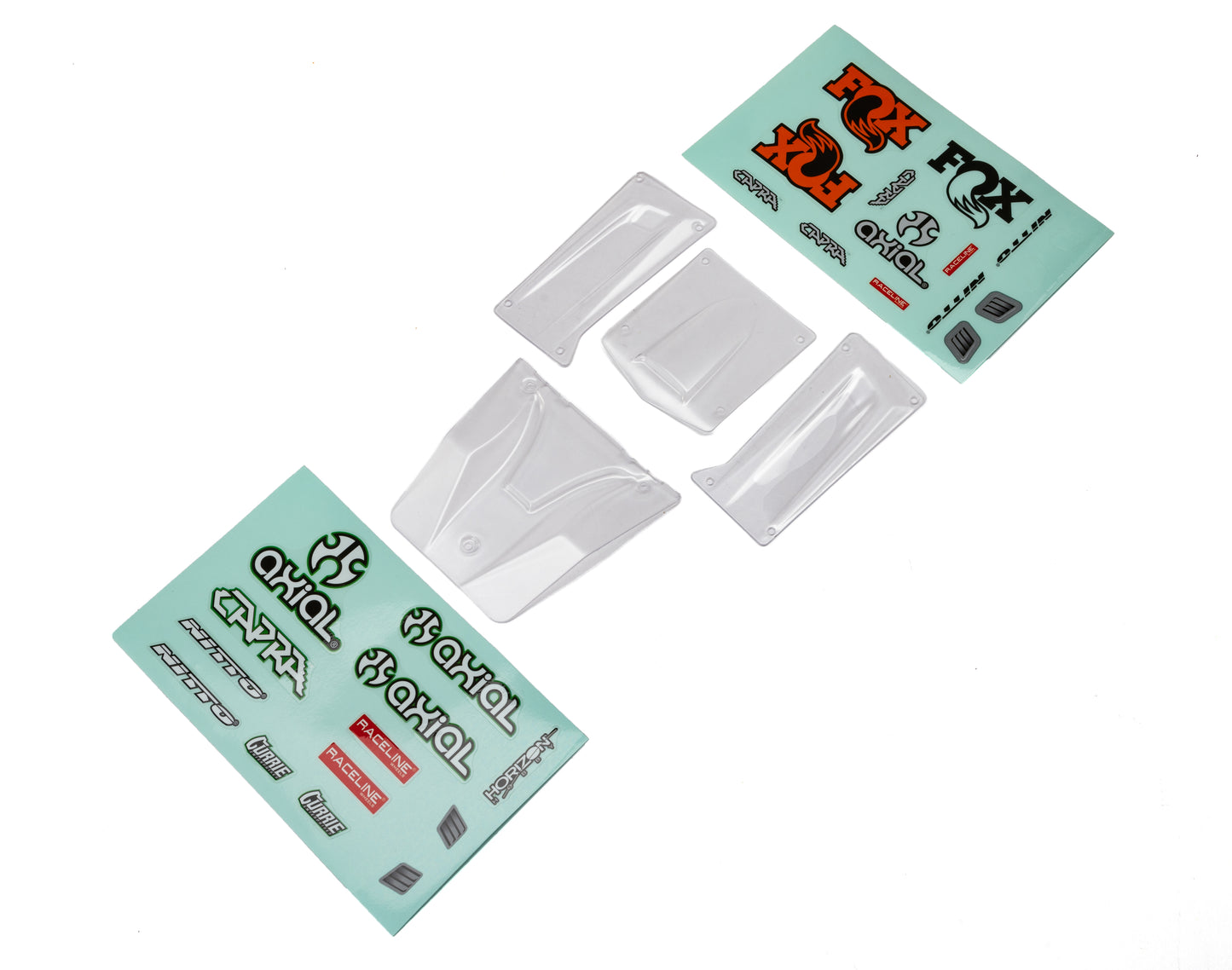 Axial 210001 Body Panel Set, Clear, Capra: UTB18